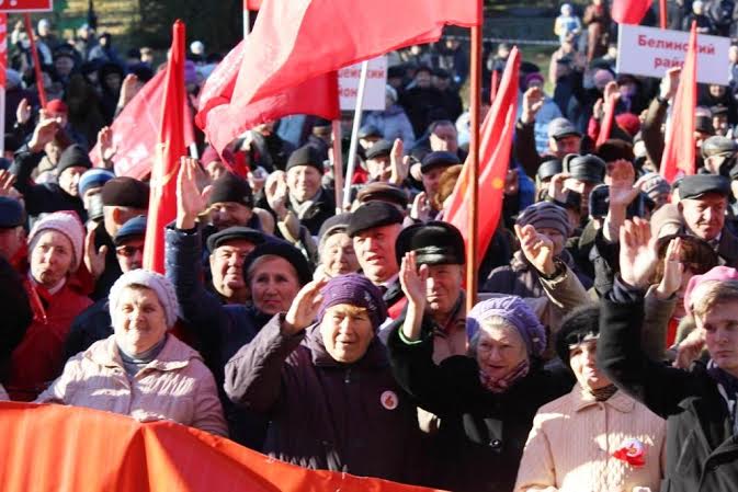 Пензенская область. Коммунисты области отметили годовщину Революции