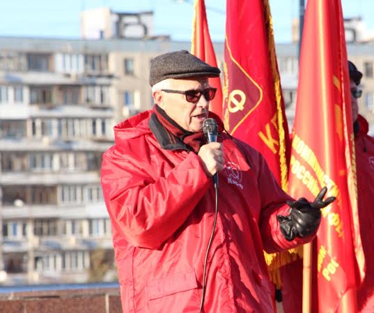 В Самаре состоялся торжественный митинг, посвящённый 98-й годовщине Великой Октябрьской социалистической революции