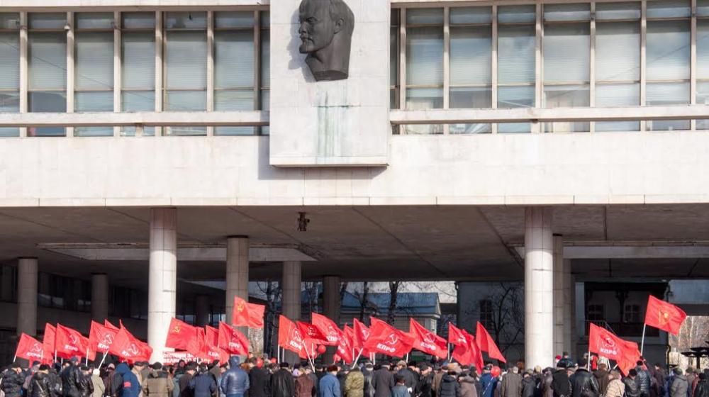 Празднование 98-й годовщины Великого Октября в Ульяновске