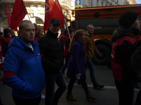 Тульские коммунисты приняли участие в шествии и митинге в Москве