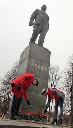 Ивановская область. Празднование 98-й годовщины Великой Октябрьской социалистической революции в Шуе