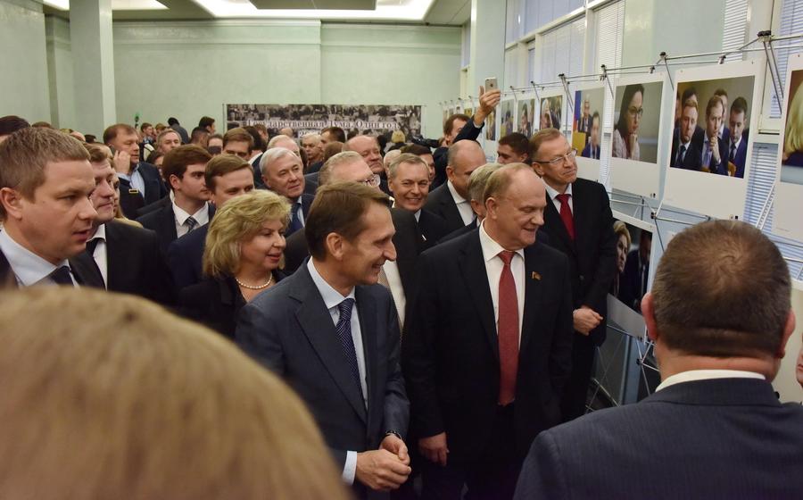 Г.А. Зюганов принял участие в открытии фотовыставки «Государственная Дума. Один год. 2014-2015»