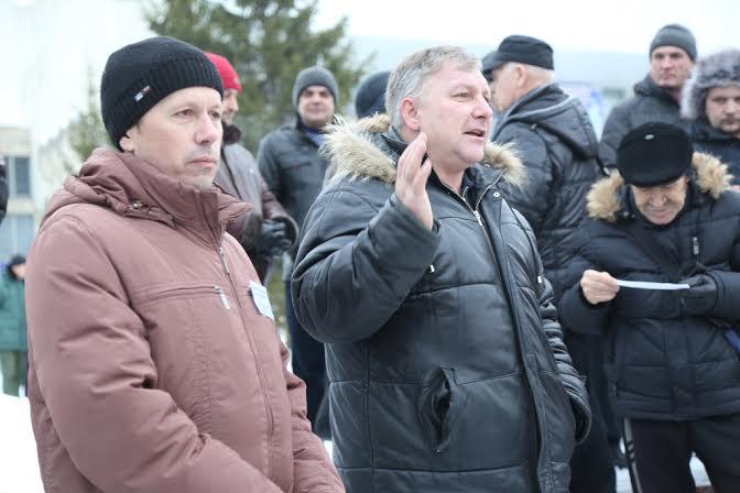 В Омске состоялся пикет дальнобойщиков против введения системы «Платон»