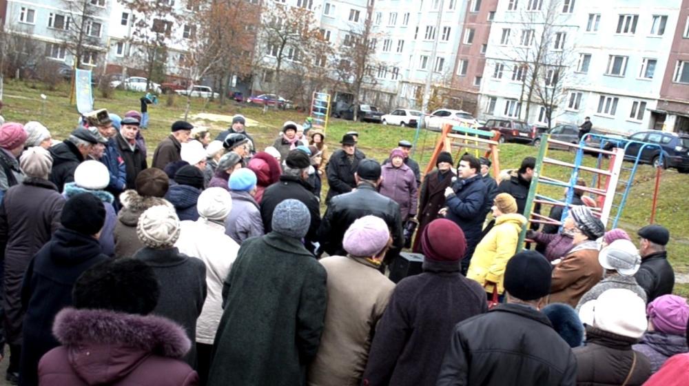 Олег Лебедев провел очередную массовую встречу с избирателями, жителями города Тулы