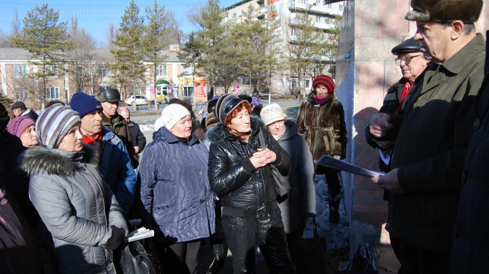 Приморский край. Депутат-коммунист Госдумы А.В. Корниенко принял участие в митинге в Партизанске