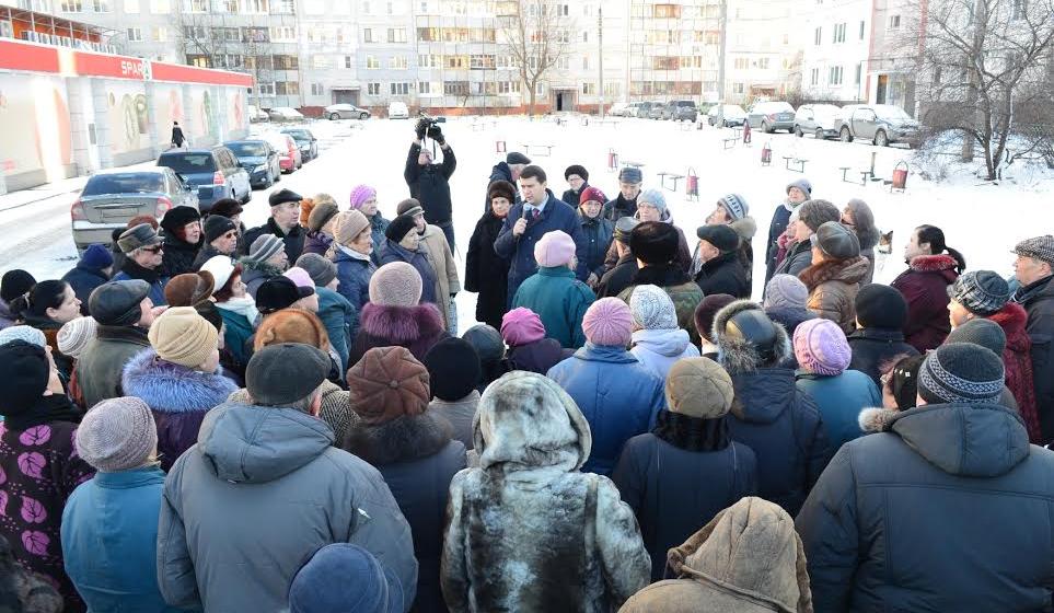 Депутат-коммунист Олег Лебедев провел массовую встречу с избирателями, жителями города Тулы