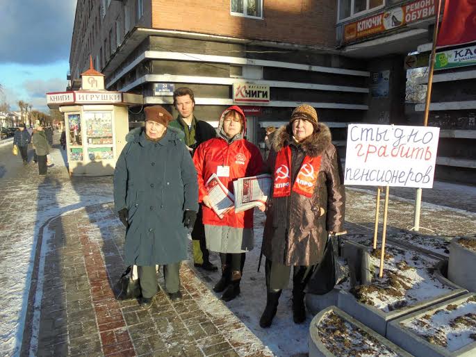 В Ленинградской области прошли митинги и пикеты против снижения уровня жизни