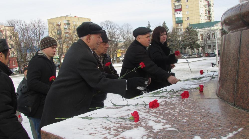 Республика Адыгея. В Майкопе почтили память В.И.Ленина