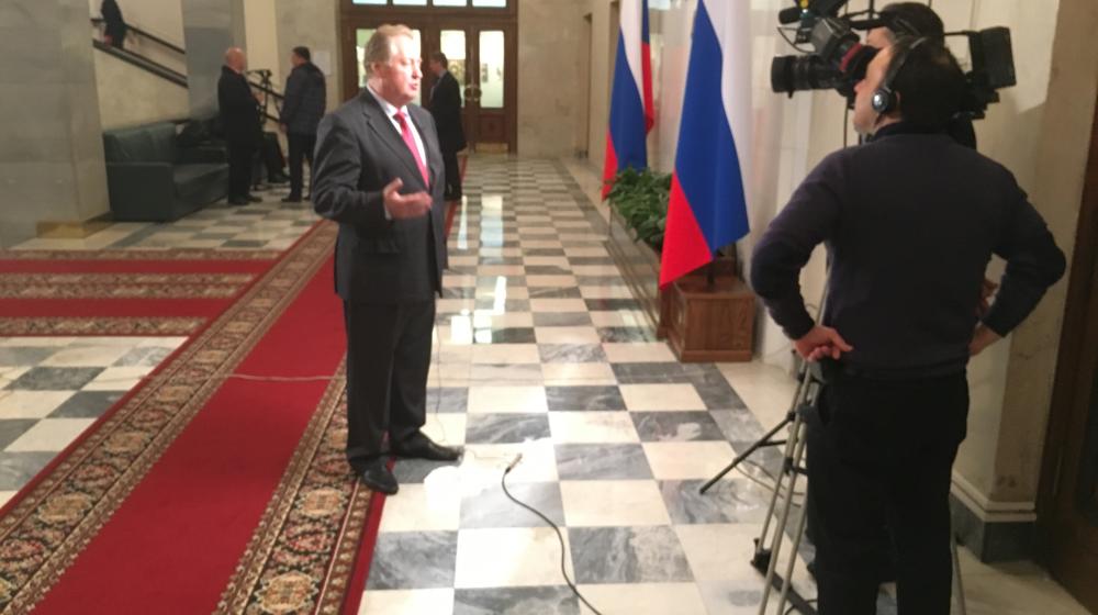 С.П.Обухов выступил на открытии в Госдуме выставки «Лики России. От иконы до живописи»