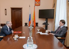 Сергей Гаврилов встретился с губернатором Воронежской области Алексеем Гордеевым