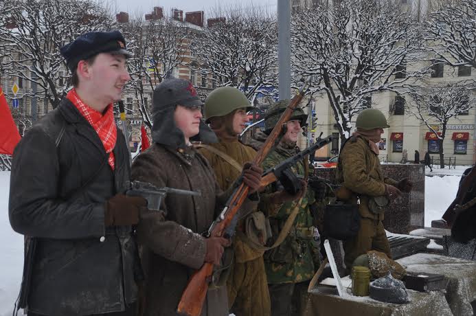 В Санкт-Петербурге состоялся митинг по случаю 98-й годовщины создания Красной Армии