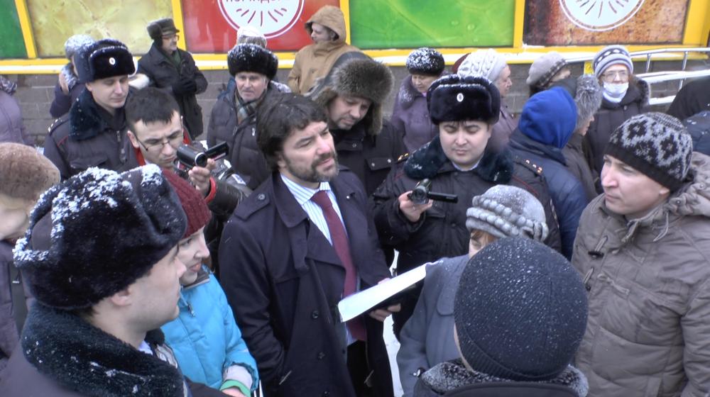 Уфа. А.А. Ющенко провел встречу с горожанами на улице Зорге