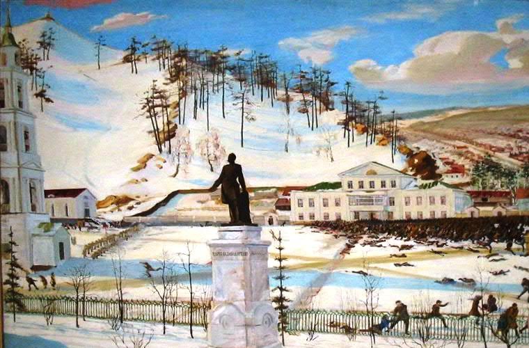 В память о жертвах расстрела демонстрации рабочих Златоуста в 1903 году