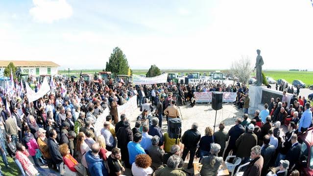 Греция. Крестьяне борются против антинародных мер правительства