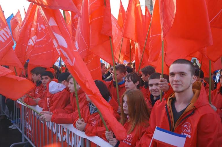 Нижний Новгород. Коммунисты приняли участие в митинге, посвященном воссоединению России и Крыма