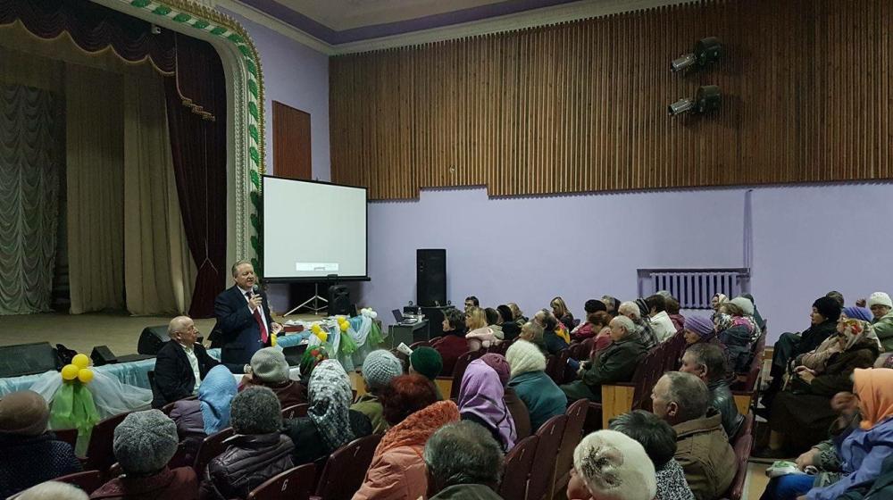 Состоялась встреча депутата-коммуниста С.П. Обухова с жителями станицы Старомышастовской Динского района Краснодарского края