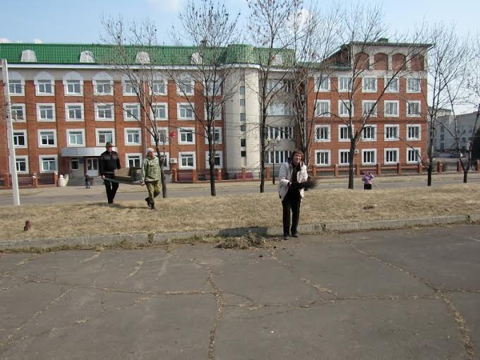 Еврейская АО. Коммунисты провели субботник ко Дню рождения В.И. Ленина