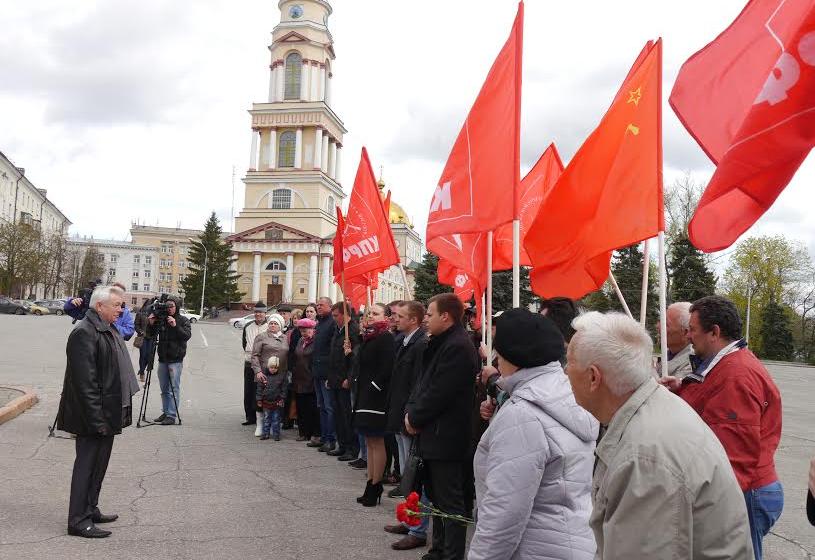 Первый секретарь Липецкого обкома КПРФ Николай Разворотнев: «Коммунисты о Ленине не забывают!»