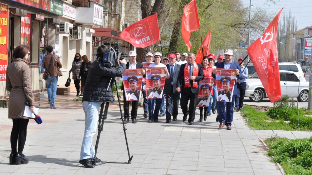 Дагестан. В Махачкале коммунисты отметили День космонавтики