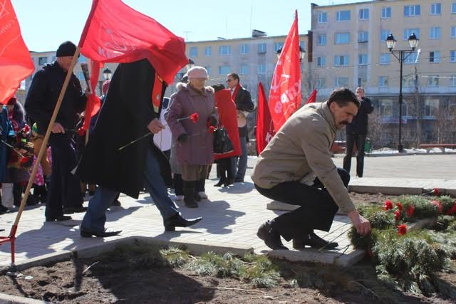 Магаданские коммунисты отметили 146-ю годовщину со дня рождения В.И. Ленина