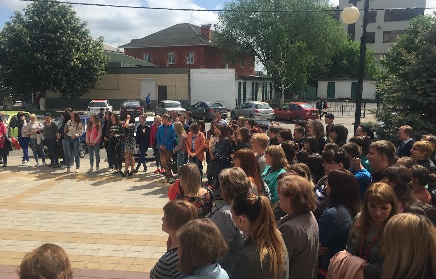 В г.Алексеевка Белгородской области начались студенческие протесты за сохранение филиала НИУ «БелГУ»