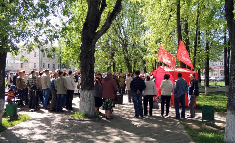 В Кинешме Ивановской области прошел митинг против ОСАГО