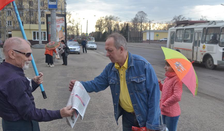 Кемеровская область. Коммунисты Новокузнецка провели митинг за установку бюста И.В.Сталина