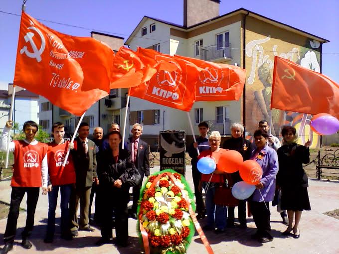 В Приволжском районе Астраханской области прошло шествие в честь Дня Победы