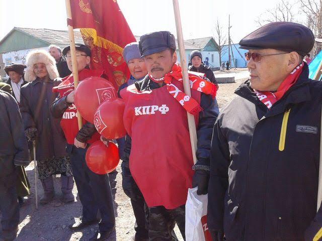 Магаданская область. Первомай в Северо-эвенском районе