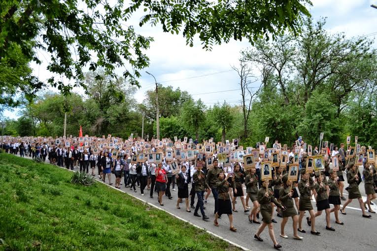День Великой Победы в столице Калмыкии