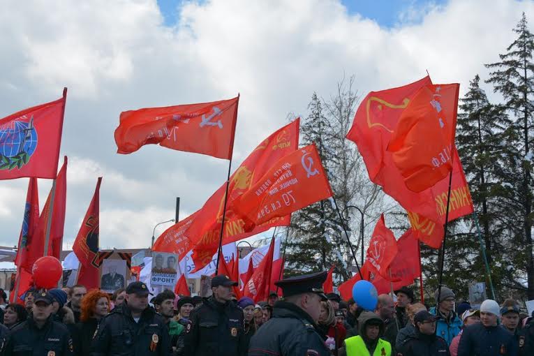 Красноярские коммунисты отметили День Победы