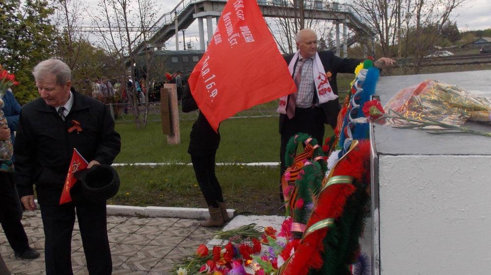 Алтайский край. Н.А. Останина приняла участие в праздновании Дня Победы в Первомайском районе