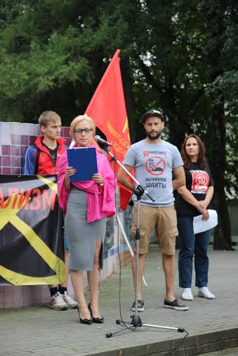 Митинг «Антикапитализм» состоялся в Калининграде