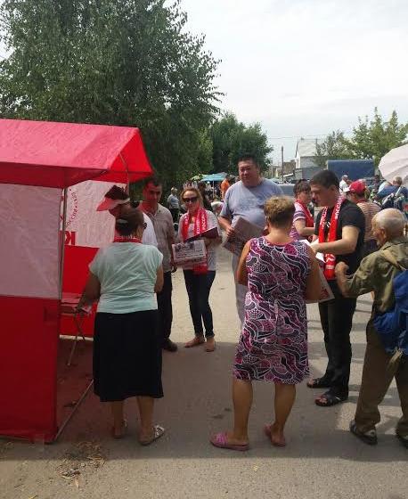 Город-герой Волгоград. Евгений Шаманаев вместе с коммунистами Волгоградской области не сбавляют темпов подготовки Народного референдума