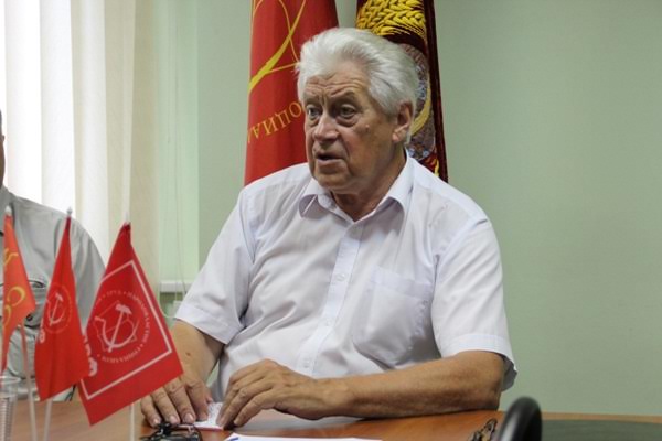 Первый секретарь Новгородского обкома КПРФ В.Ф. Гайдым рассказал журналистам об особенностях предвыборной кампании-2016