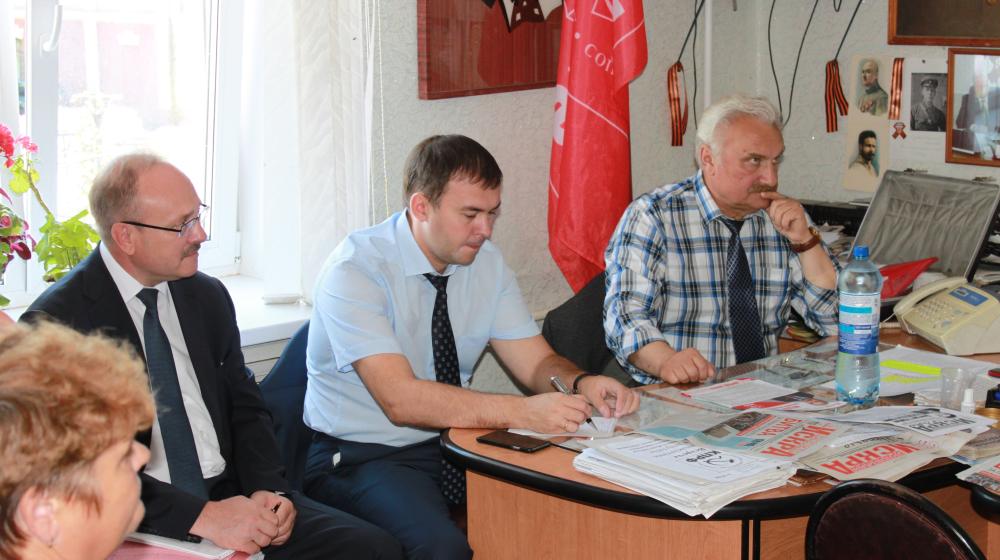«Только КПРФ сегодня может стать реальной альтернативой действующей власти». Ю.В. Афонин находится с рабочей поездкой в Орловской области