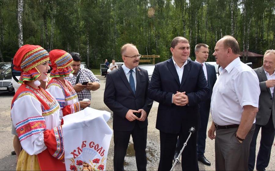 3 августа начался рабочий визит Г.А. Зюганова в Орел
