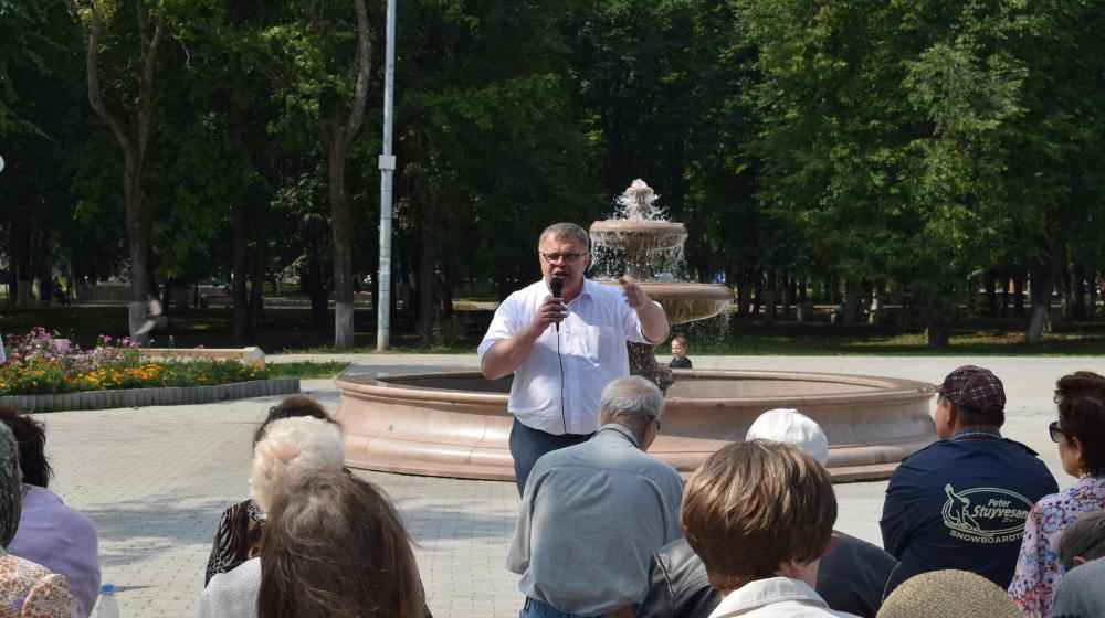 Секретарь Московского обкома КПРФ Александр Наумов провел встречи с жителями городского округа Кашира