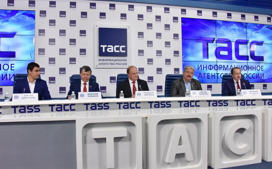 Пресс-конференция Председателя ЦК КПРФ Г.А. Зюганова на тему «ГКЧП: 25 лет спустя»