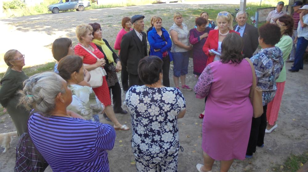 Алтайский край. Нина Останина встретилась с жителями села Титовка Егорьевского района