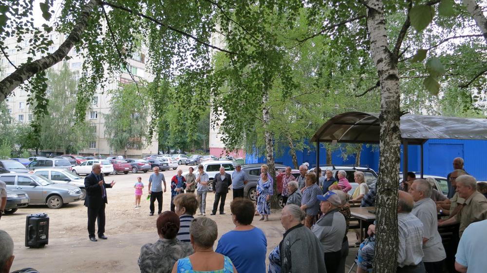 Первый секретарь Тамбовского обкома КПРФ А.И. Жидков продолжает встречи с избирателями