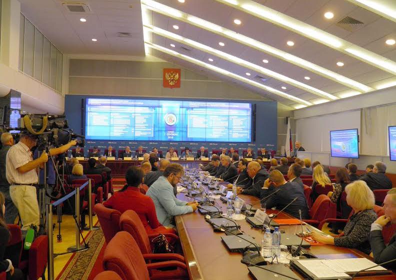 Юрий Афонин выступил на заседании Центральной избирательной комиссии