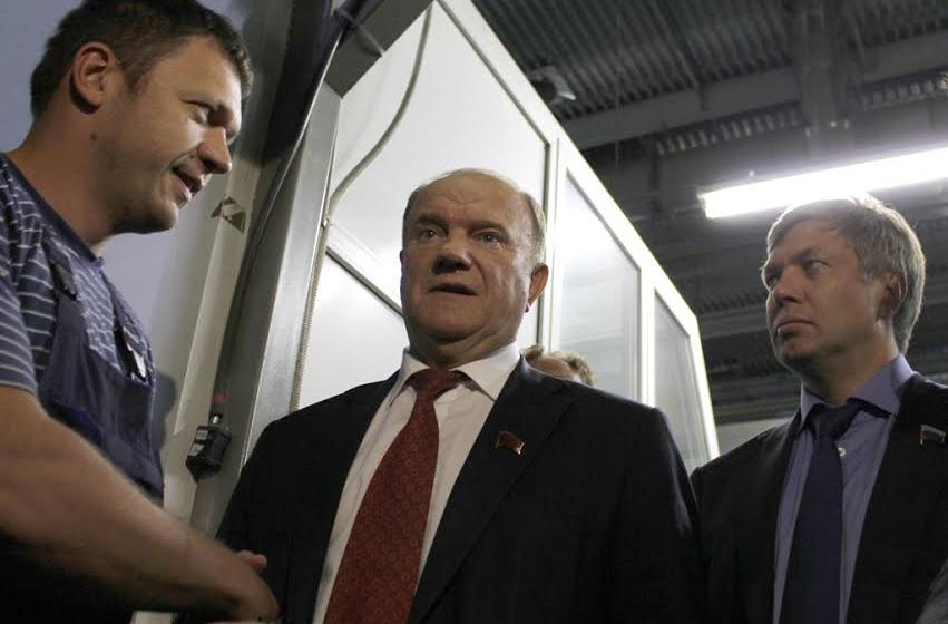 Геннадий Зюганов в подмосковном Красногорске: «Надо подниматься и идти голосовать» 