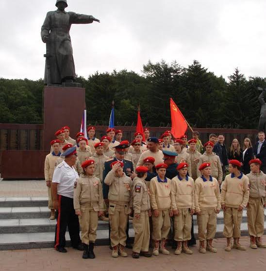 Сахалинская область. День окончания Второй мировой войны под красными флагами