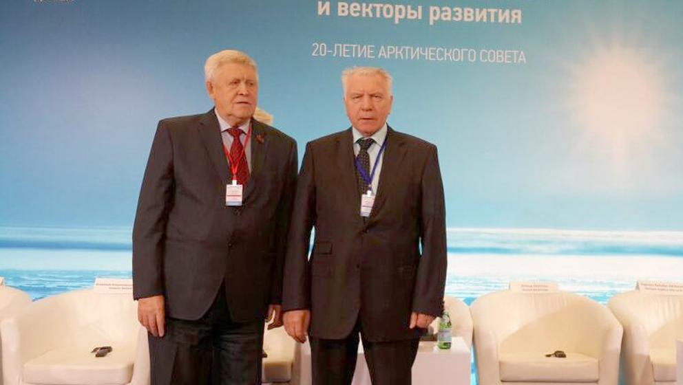 Лидер коммунистов Якутии Виктор Губарев выступил с докладом на конференции Арктического совета в Москве
