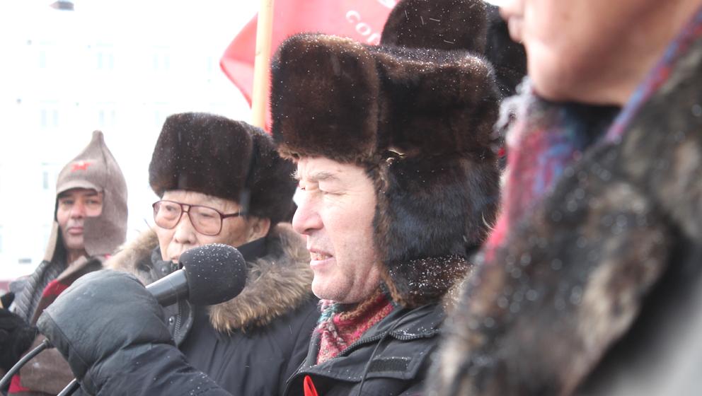 Борьба за интересы народа и Родины продолжается! Демонстрация и митинг 7 ноября в Якутии