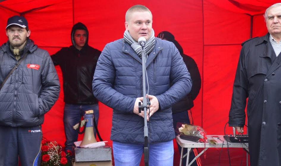 Волгоградская область. В Волжском состоялся торжественный митинг, посвященный 99-й годовщине Великого Октября