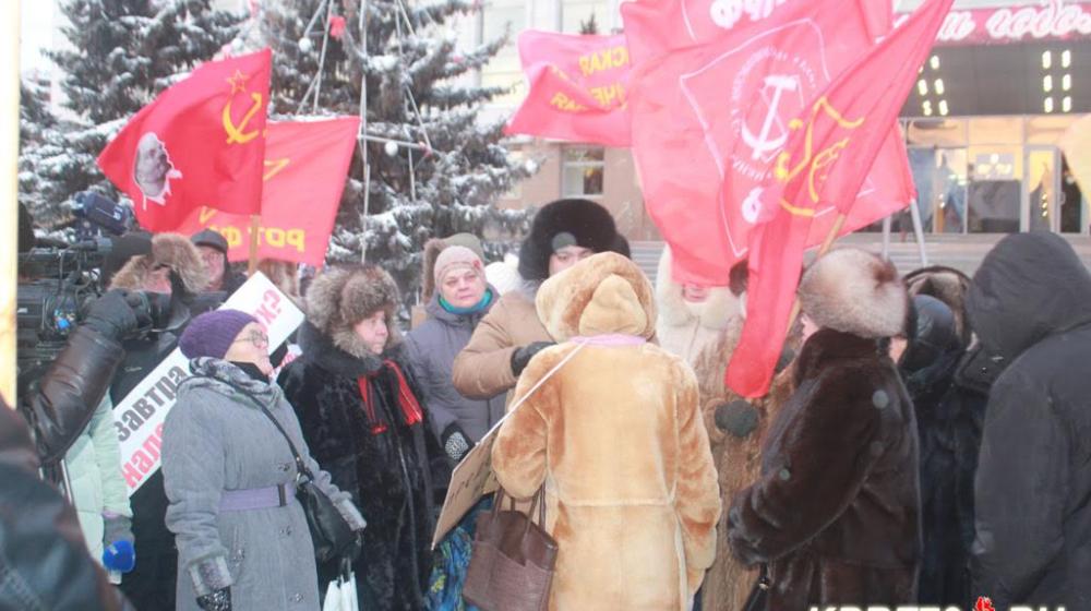 Тюменская область. Коммунисты были и остались, трудности зимы преодолев!