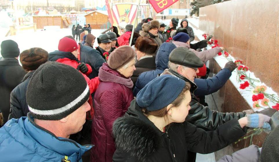 Челябинские коммунисты почтили память Вождя мирового пролетариата