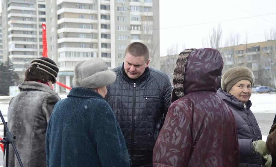 Волгоградская область. Коммунисты Волжского почтили память Вождя мирового пролетариата